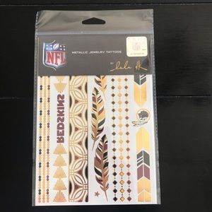 Washington Redskins LuluDK Metallic Jewelry Tattoo